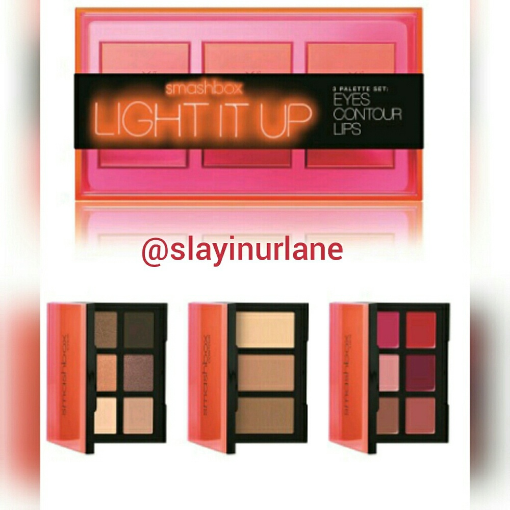 👉Smashbox Light it Up 3 Palette Set BNIB